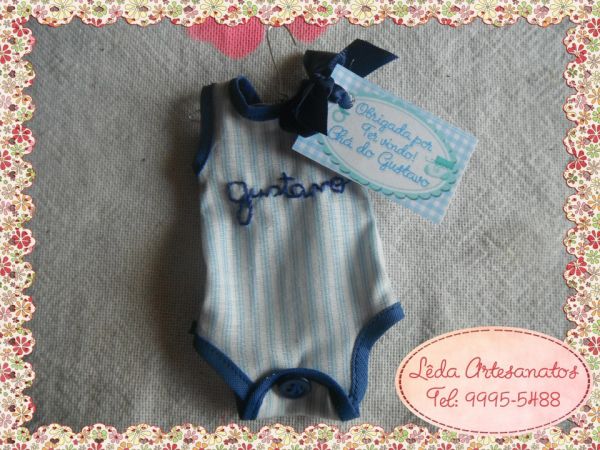 Mini Body de tecido personalizado